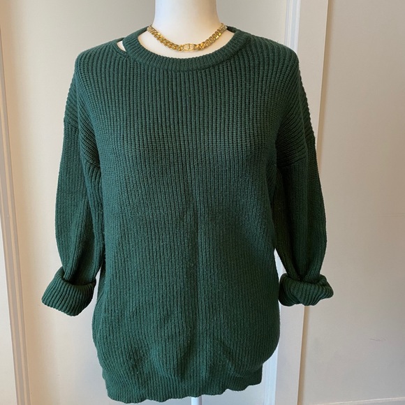 About Us Green Sweater Revolve Clothing - Picture 3 of 10
